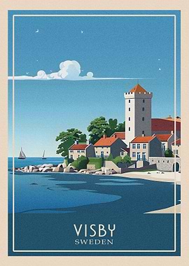 Visby city Sweden