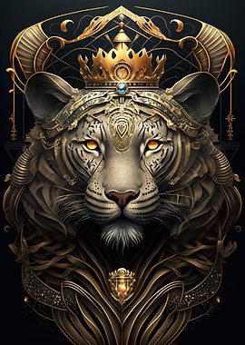 Ancient Tiger King Art