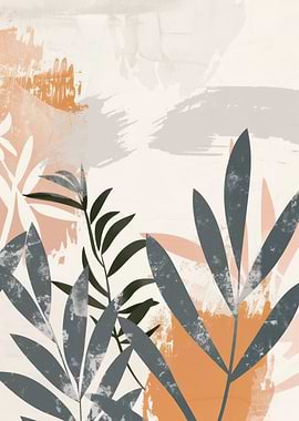 Abstract floral botanic