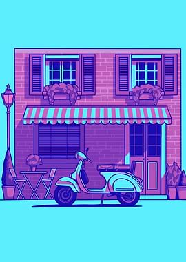 Vintage Italian Scooter