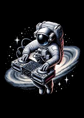 Dj Astronaut pop art