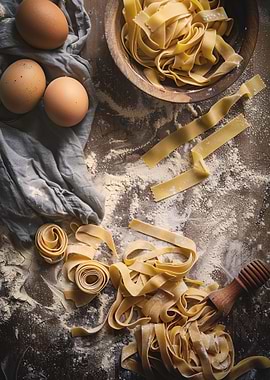 Pasta Eggs and flour