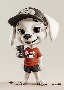 Labrador Barista standing