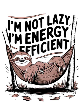 Sloth Not Lazy