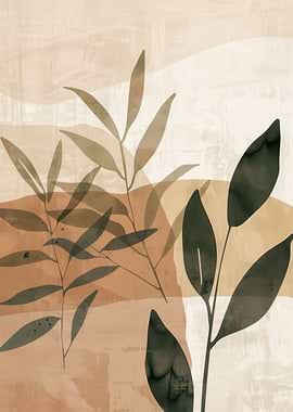 Abstract floral botanic