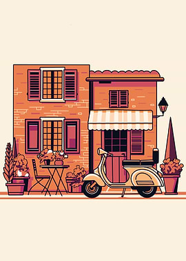 Vintage italy architecture