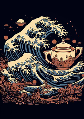 The Great Wave of Coffee