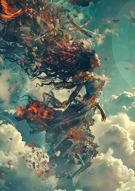 Floral Sky Dance