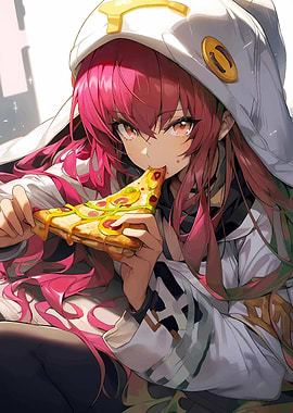 Pizza Anime Girl