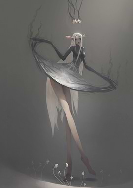 Dark princess crowning