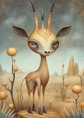 Baby antelope animal