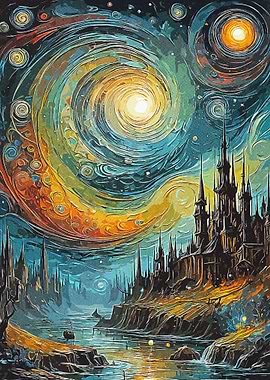 Castle near the lake