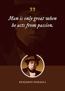 Man is only great when he