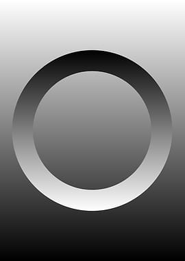 Abstract Circle BW