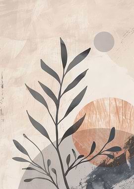 Abstract floral botanic