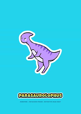 Cute Parasaurolophus