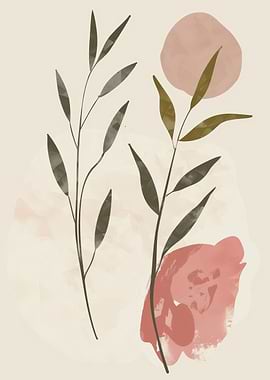 Abstract floral botanic