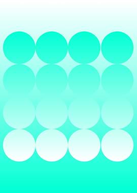 Abstract Dots Neon Blue