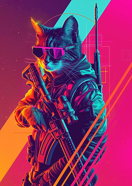 The Cyber Cat Soldier
