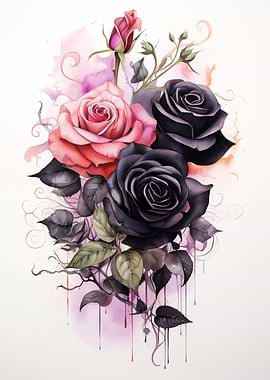 Black Roses and a Friend