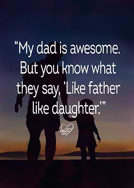Father and Daughter Quotes