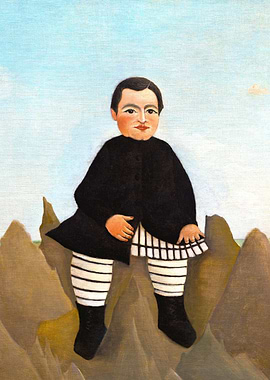 Boy on the Rocks Rousseau