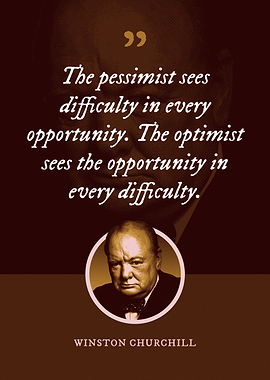 The pessimist sees
