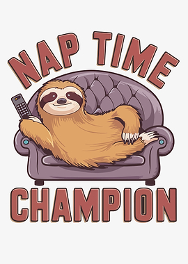 Sloth Nap Time Champion