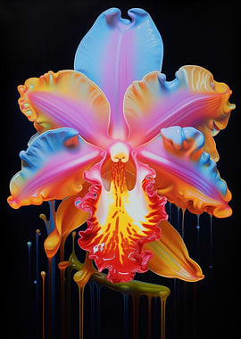 Neon Orchid Drip