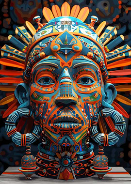 Indigenous Mask Huchiol