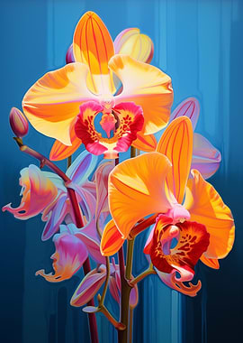 Neon Orchids