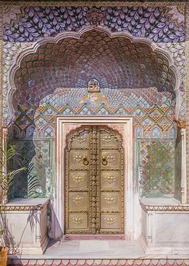 Indian Palace Door Jaipur