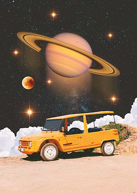 Car with Saturn