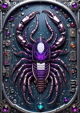 Cybernetic Scorpion Art