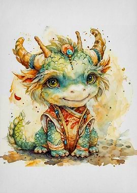 cute dragon animal