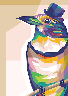Parrot in the Hat WPAP