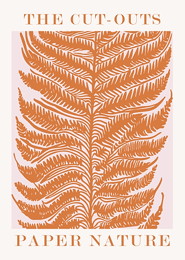 Paper Nature Orange Leaf