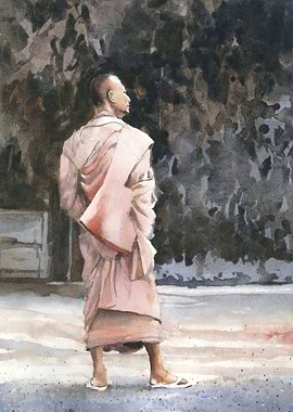 Phnom Penh monk SE Asia