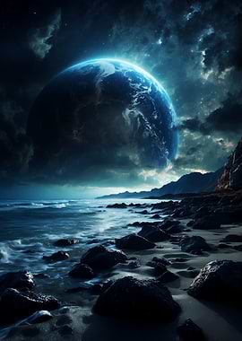 Fantasy Space Planets