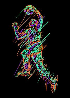 basketball scribble 3