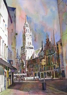 Church Munich Germany art