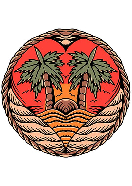 summer coconuts tattoo