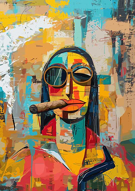 MODERN COOL MONA LISA Art