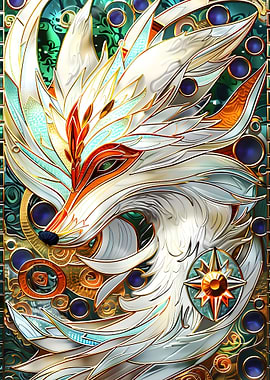 Nine Tailed Fox Kitsune