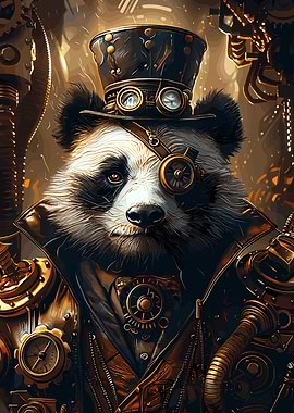 Animal Steampunk Panda