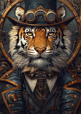 Steampunk Animal Tiger
