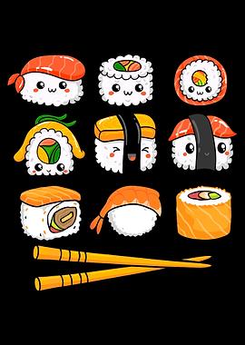 Manga Otaku Happy Sushi