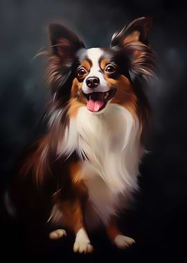 Papillon dog
