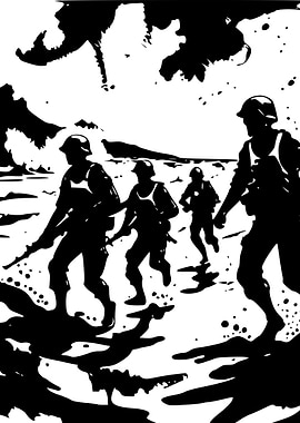 Storming Normandy Beach