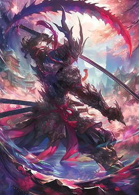 Japanese Samurai Aura